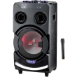 akai abts 112 party speaker with bluetooth and karaoke 60w rms photo