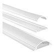 hama 220984 cable duct self adhesive semicircular 100 x 7 x 21 cm pvc white photo
