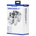 snakebyte ps4 twin charge white extra photo 3