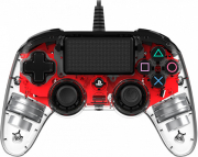 nacon ps4 light controller red photo