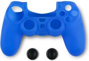 spartan gear controller silicon skin cover and thumb grips playstation 4 blue photo