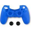 spartan gear controller silicon skin cover and thumb grips playstation 4 blue photo