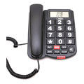 osio oswb 4760b cable telephone with big buttons speakerphone and sos black extra photo 1