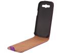 sligo elegance leather case for sony xperia j purple extra photo 1
