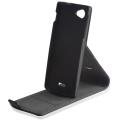 leather case stand for lg l9 black extra photo 1