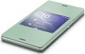 sony style cover scr24 for xperia z3 silver green extra photo 1