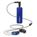 yamaha eph w32 bluetooth earphones with remote and in line mic blue extra photo 1