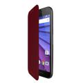 motorola moto g 3rd gen flip case crimson extra photo 1