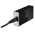 trust 20014 25w wall charger with 5 usb ports black universal extra photo 2