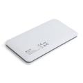 platinet 42836 leather power bank 6000mah polymer white microusb cable lightning extra photo 1