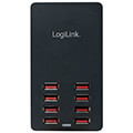 logilink pa0140 8 port usb table charger 240v 5v 88a extra photo 1