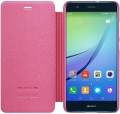 nillkin sparkle flip case for huawei p10 lite pink extra photo 1