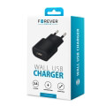 forever tc 01 wall charger usb 3a black extra photo 2