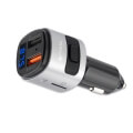 4smarts mediaassist car charger with fm transmitter and media in black extra photo 2
