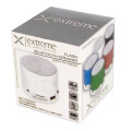extreme xp101w bluetooth speaker fm radio flash white extra photo 1