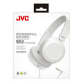 jvc ha s31m foldable on ear headphones with microphone white extra photo 3