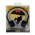 maxell hp headphones with mic yellow black extra photo 1