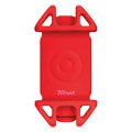 trust 22494 bari flexible bike holder for mobile phone red extra photo 1