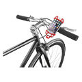 trust 22494 bari flexible bike holder for mobile phone red extra photo 4