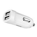 hoco car charger double usb port 24a with micro cable z2a white extra photo 2
