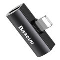 baseus adapter hf from working with apple lightning to 2x apple lightning black extra photo 3