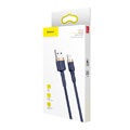baseus cafule cable usb for lightning 24a 1m gold blue extra photo 2