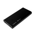 logilink pa0144 mobile power bank 15000mah 2x usb with qualcomm quick charge 20 black extra photo 1