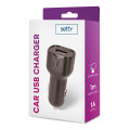 setty usb car charger 1a black extra photo 1
