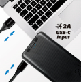 logilink pa0216 mobile power bank 20000mah 2x usb black extra photo 3