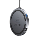 baseus circular mirror wireless charger hub 10w deep grey extra photo 2