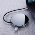 baseus circular mirror wireless charger hub 10w deep grey extra photo 3