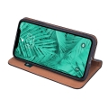 genuine leather flip case smart pro for huawei p30 lite black extra photo 2