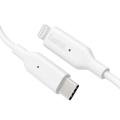 hama 183295 charging data cable usb type c to lightning 1 m white extra photo 2