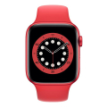 apple watch series 6 m00m3 44mm red aluminium case red sport band extra photo 1