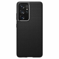 spigen liquid air samsung galaxy s21 ultra g998 matte black extra photo 1