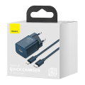 baseus super si quick charger 1c 20w cable type c to lightning 1m blue extra photo 1