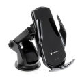 forcell hs1 15w car holder wireless charging automatic black extra photo 5