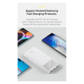 baseus bipow fast charge power bank pd qc 10000mah 20w white extra photo 1