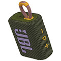 jbl go 3 portable bluetooth speaker waterproof ip67 42 w green extra photo 4