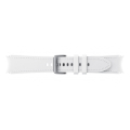 hybrid leather band 20mm m l for samsung galaxy watch4 watch4 classic et shr89lw white extra photo 1