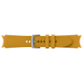 hybrid leather band 20mm s m for samsung galaxy watch4 watch4 classic et shr88sy mustard extra photo 2