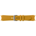 hybrid leather band 20mm s m for samsung galaxy watch4 watch4 classic et shr88sy mustard extra photo 2 hybrid leather band 20mm s m for samsung galaxy watch4 watch4 classic et shr88sy mustard extra photo 2
