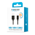 forever cable usb usb c 10 m 3a black extra photo 1