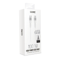 forever core high power cable usb usb c 20 m white 100w for gan extra photo 5