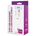 setty charger 1x usb 24a white lightning cable 10 m new extra photo 1