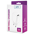 setty charger 1x usb 3a white extra photo 1