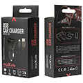maxlife mxcc 01 car charger 1x usb 21a black lightning cable extra photo 1