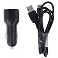 maxlife mxcc 01 car charger 2x usb 24a black usb c cable extra photo 2