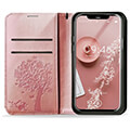 forcell mezzo book case for samsung a53 5g tree rose gold extra photo 3