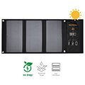 4smarts solar panel voltsolar 21w dual usb rainproof black extra photo 5